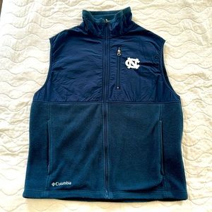 Columbia Men’s Tar Heels Zip Up Vest